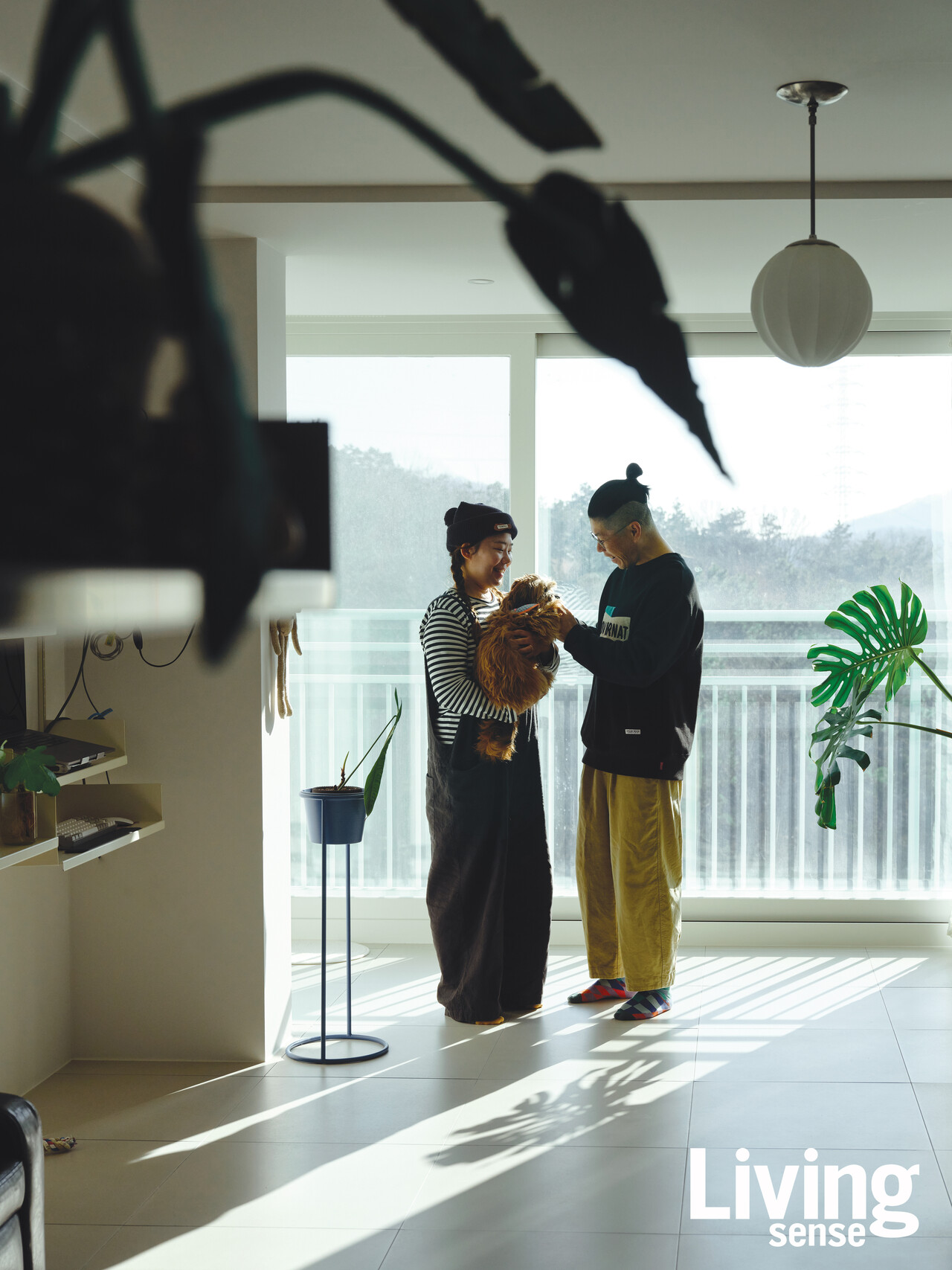 남편과 강아지 보리와 함께 일상을 꾸려나가는 구혜진 대표.