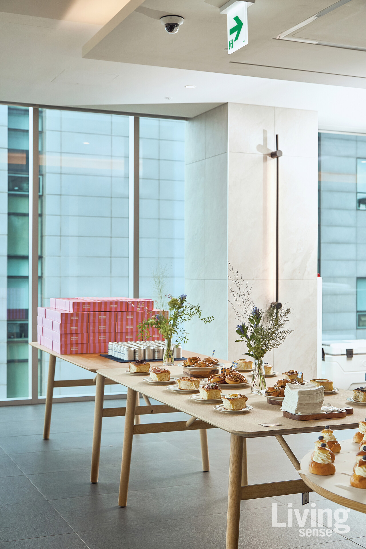 웰컴 존에는 스웨던 디저트 카페 브랜드 스웨더가 함께했다.