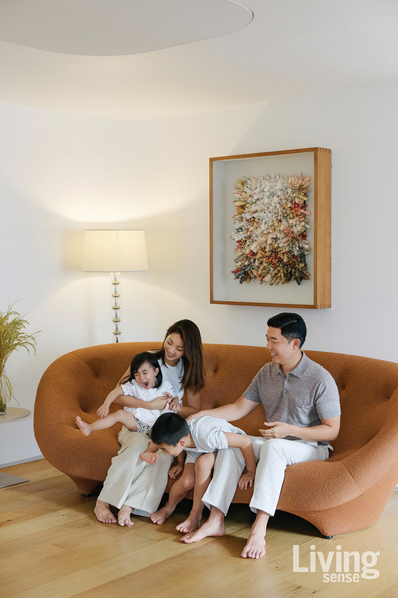 장준용 씨가 가족과 나누는 일상의 순간.