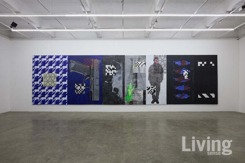 최철용, ‘기억의 파편이 새기는 푸른 상흔’, 2025